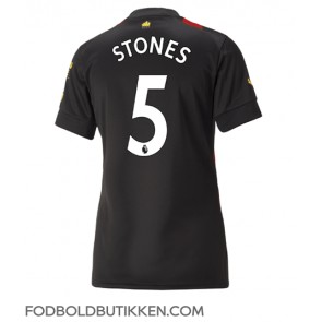 Manchester City John Stones #5 Udebanetrøje Dame 2022-23 Kortærmet